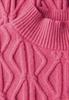 Pullover mit Strickmuster candy pink mel.