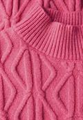 Pullover mit Strickmuster candy pink mel.