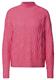 Pullover mit Strickmuster candy pink mel.