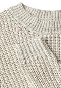 Pullover mit Strickmuster cloud cream mel.
