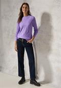 Pullover mit Strickmuster lilac melange
