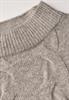Pullover mit Strickmuster mocha beige mel.