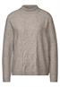 Pullover mit Strickmuster mocha beige mel.