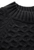 Pullover mit Struktur black