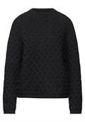 Pullover mit Struktur black