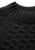 Pullover mit Struktur black