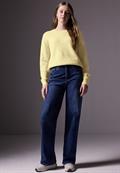 Pullover mit Struktur bond yellow mel.