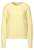 Pullover mit Struktur bond yellow mel.