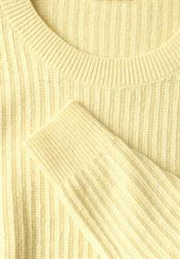 Pullover mit Struktur bond yellow mel.