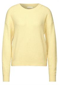 Pullover mit Struktur bond yellow mel.