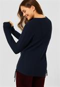Pullover mit Struktur deep blue