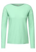 Pullover mit Struktur fun green melange