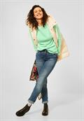 Pullover mit Struktur fun green melange