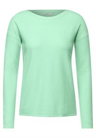 Pullover mit Struktur fun green melange