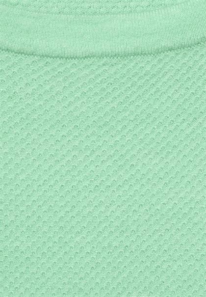 Pullover mit Struktur fun green melange