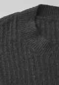 Pullover mit Struktur gravel grey mel.