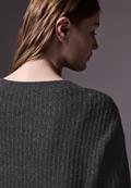 Pullover mit Struktur gravel grey mel.