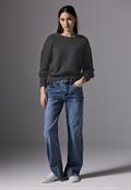 Pullover mit Struktur gravel grey mel.