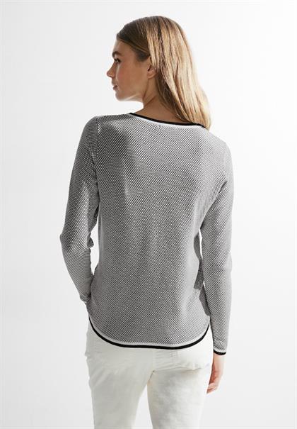 Pullover mit Struktur raw sand beige