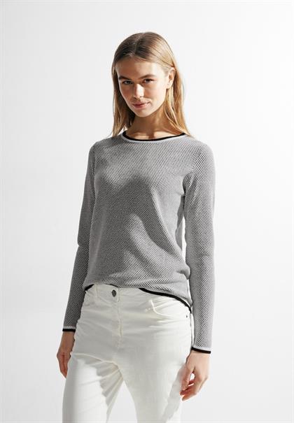 Pullover mit Struktur raw sand beige