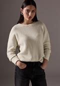 Pullover mit Struktur soft beige