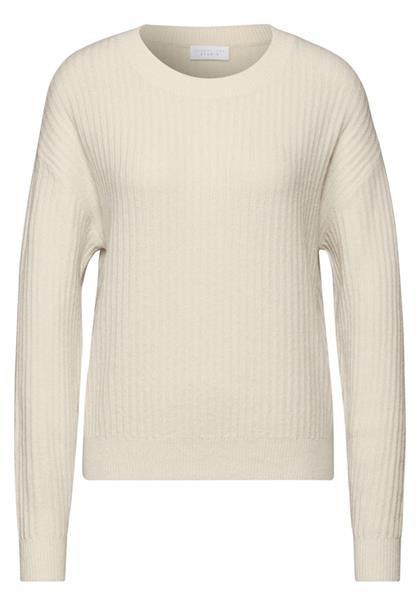 Pullover mit Struktur soft beige