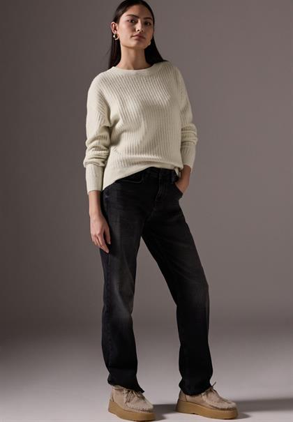 Pullover mit Struktur soft beige