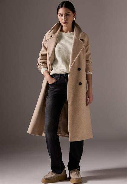 Pullover mit Struktur soft beige