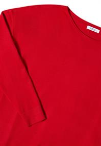 Pullover mit Strukturdetail fiery red