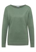 Pullover mit Strukturdetail highland green melange