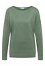 Pullover mit Strukturdetail highland green melange