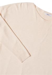 Pullover mit Strukturdetail oat milk beige melange