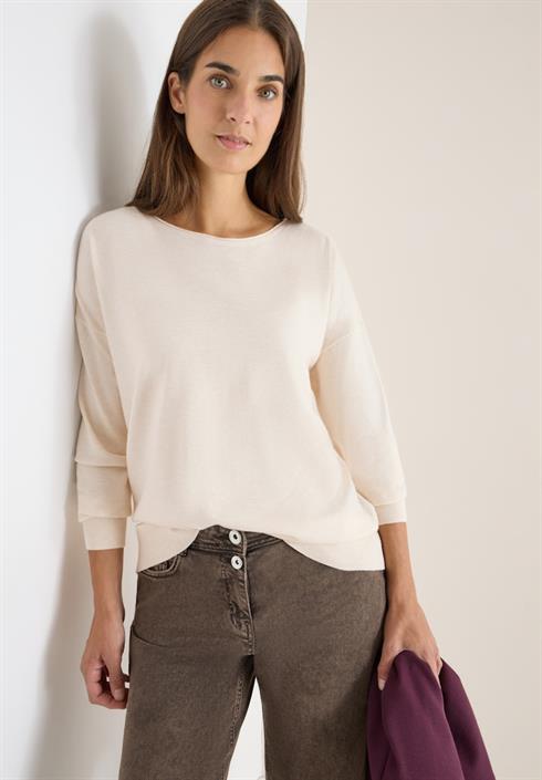 pullover-mit-strukturdetail-oat-milk-beige-melange