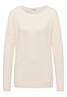 Pullover mit Strukturdetail oat milk beige melange