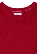 Pullover mit Strukturdetails beaujolais red