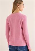 Pullover mit Strukturdetails dark blossom melange