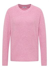 Pullover mit Strukturdetails dark blossom melange