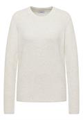 Pullover mit Strukturdetails eggshell melange