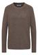 Pullover mit Strukturdetails mushroom taupe melange