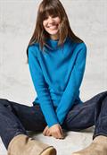 Pullover mit Strukturmix dynamic aqua blue