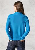Pullover mit Strukturmix dynamic aqua blue