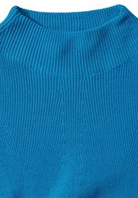 Pullover mit Strukturmix dynamic aqua blue