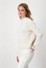 Pullover mit Tigermuster off-white gemustert