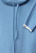 Pullover mit Tunnelzugband gentle blue melange
