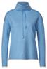 Pullover mit Tunnelzugband gentle blue melange