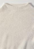 Pullover mit Turtleneck alabaster beige melange