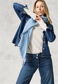 Pullover mit Turtleneck alabaster beige melange