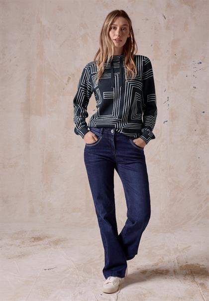 Pullover mit Turtleneck deep petrol