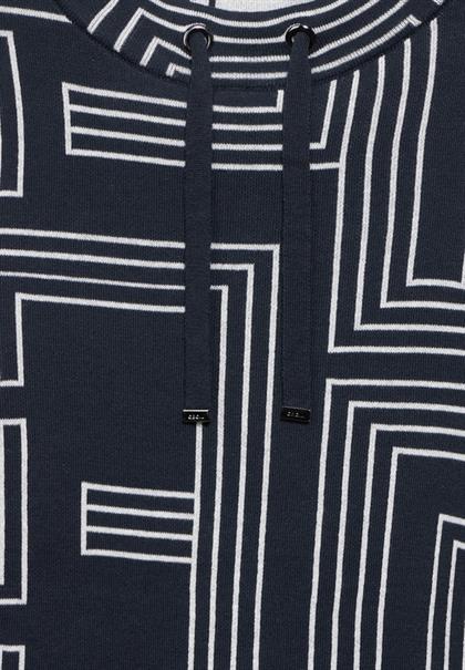 Pullover mit Turtleneck deep petrol
