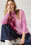 Pullover mit Turtleneck jewel pink